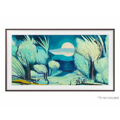 VGSCFFA85BW | 85" The Frame Customizable Bezel - Modern Brown